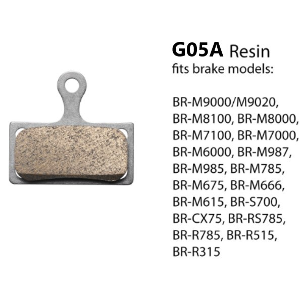Shimano Brake Pad - G03A / G05A Resin